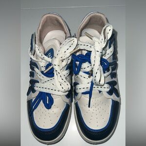 Blue and cream Athletic Shoes